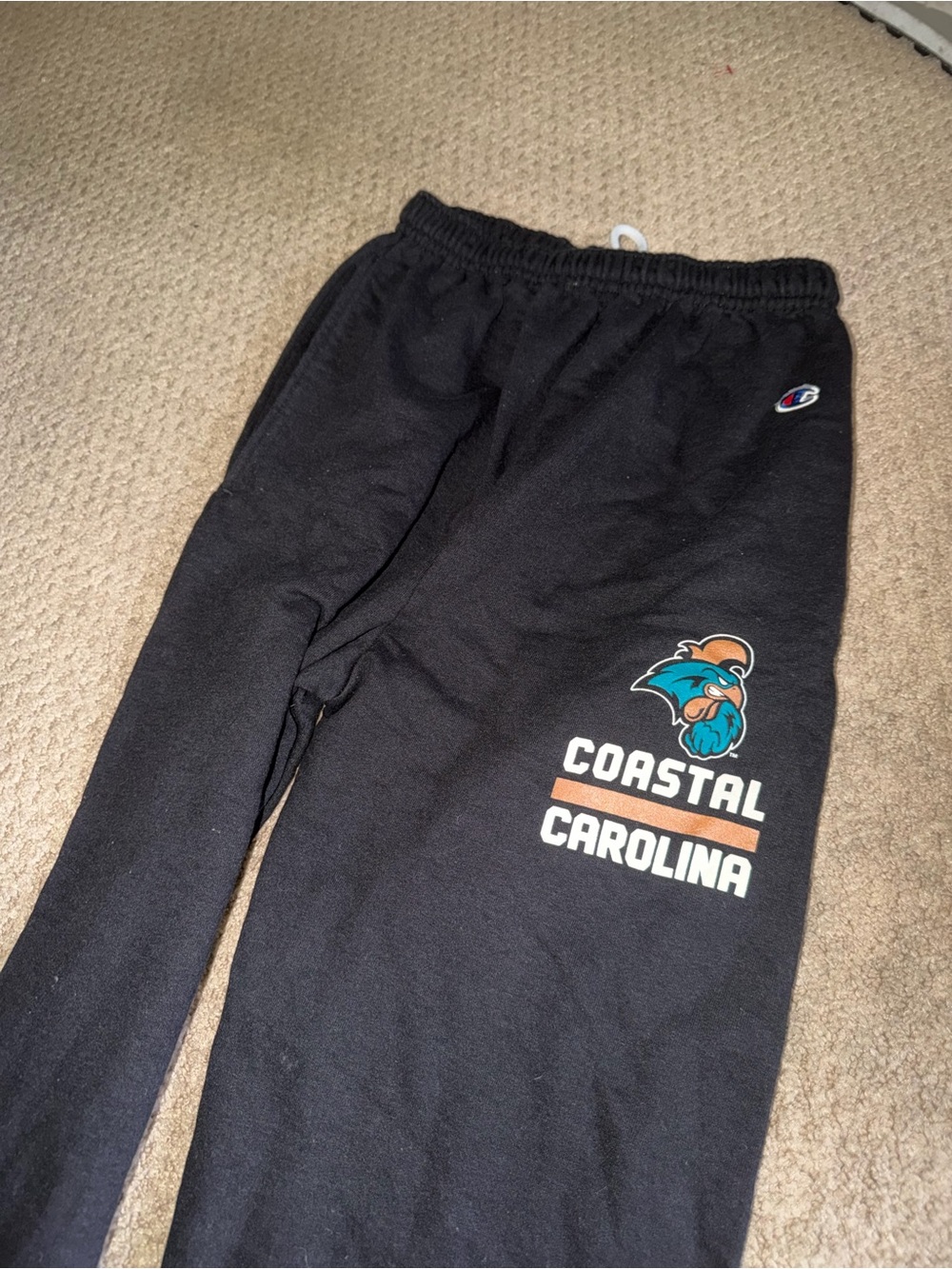 Champion Black Coastal Carolina Logo Joggers